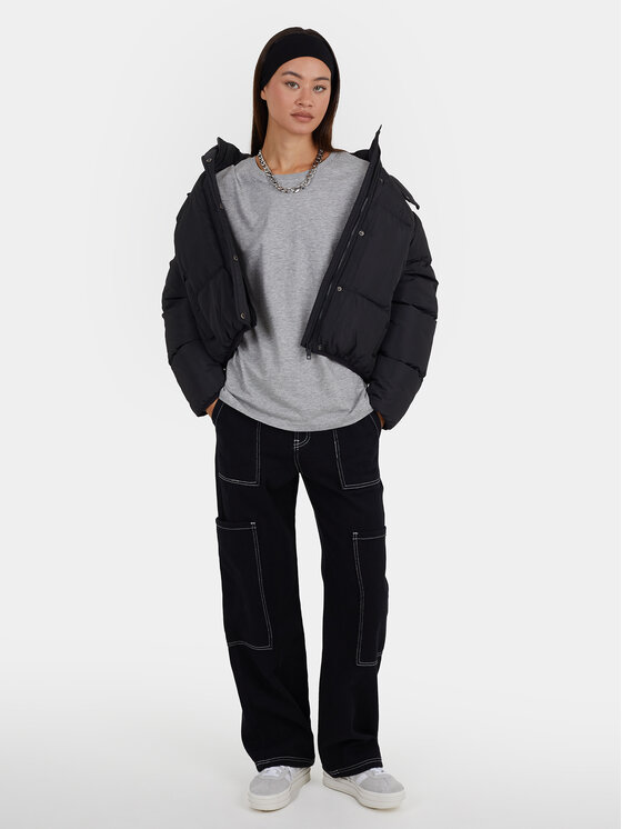 Brave Soul Brave Soul Majica LTS-149BUSEGREY Siva Straight Fit