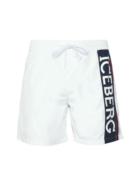 Iceberg Iceberg Plavecké šortky ICE2MBM02 Bílá Regular Fit