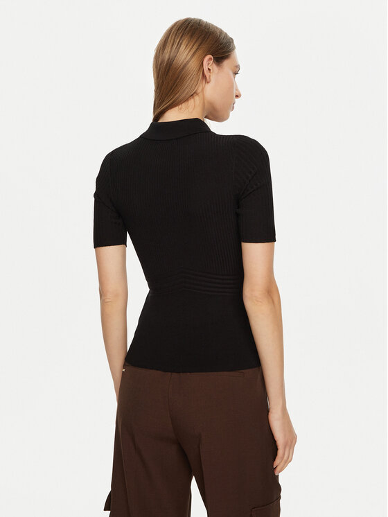 Guess Guess Sveter W5RR10 Z2Y72 Čierna Regular Fit