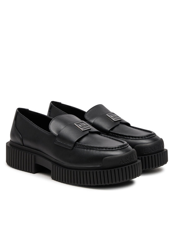 Armani Exchange Armani Exchange Loafersy XDA006 XV874 00002 Czarny