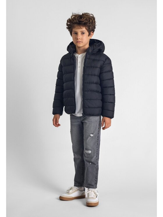 MINOTI MINOTI Kurtka przejściowa 17COAT 6 Czarny Regular Fit