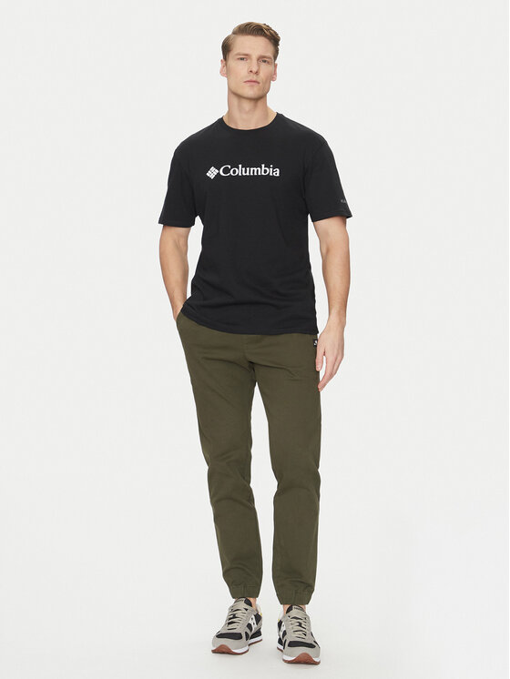 Columbia Columbia T-Shirt CSC Basic Logo EM2180 Czarny Regular Fit