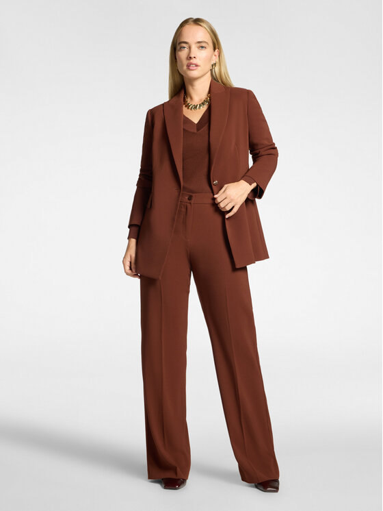 Elena Mirò Elena Mirò Giacca da abito Q010P000097N052 Marrone Regular Fit