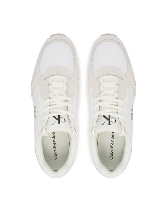 Calvin Klein Jeans Calvin Klein Jeans Tenisice Runner Laceup Sock Mg Nylon Mix YW0YW01644 Bijela
