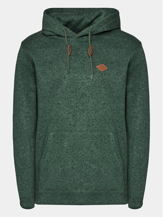 Quiksilver Mikina Keller Otlr EQYFT04837 Zelená Regular Fit