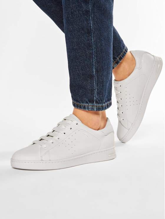 Geox Geox Sneakersy D Jaysen A D621BA 00085 C1001 Biela