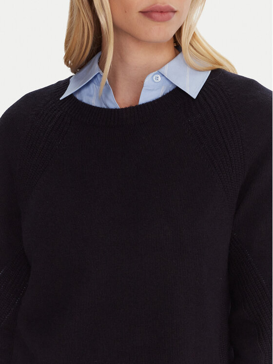 Marella Marella Πουλόβερ Alaska 2525366102 Σκούρο μπλε Regular Fit
