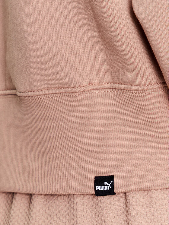 Puma Puma Bluza Her 673109 Beżowy Relaxed Fit