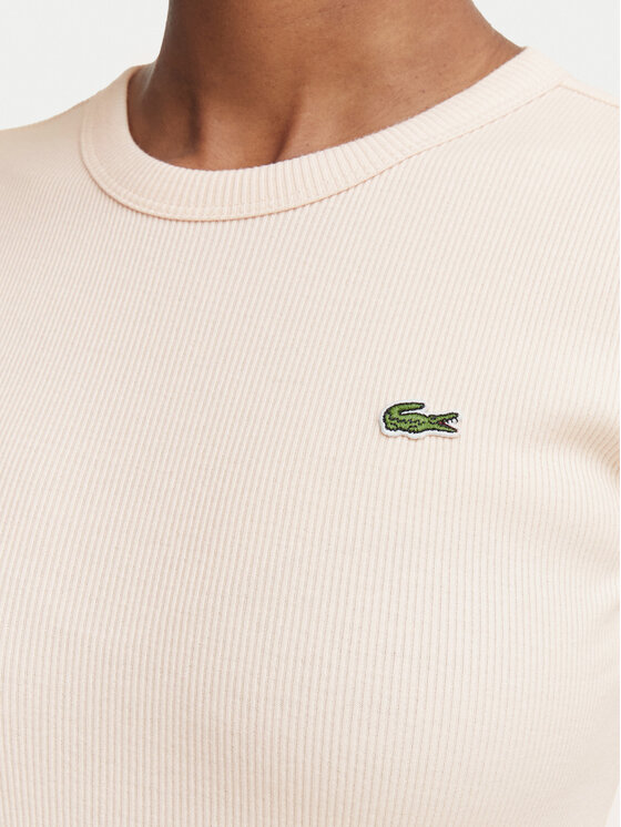 Lacoste Lacoste T-Shirt TF5538 Różowy jasny Slim Fit