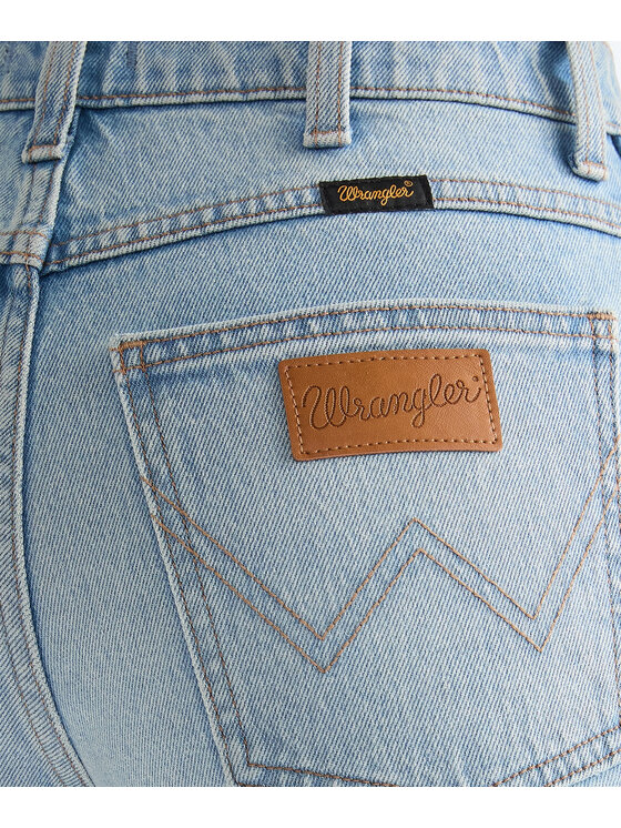 Wrangler Wrangler Szorty jeansowe 112378273 Niebieski Regular Fit