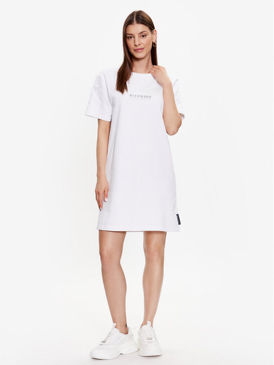 John Richmond John Richmond Haljina za svaki dan UWP23031VE Bijela Modern Fit