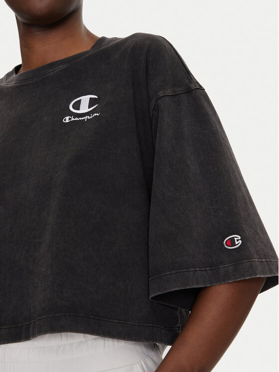Champion Champion T-Shirt 118023 Czarny Relaxed Fit