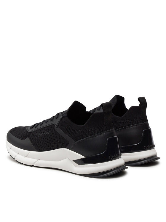 Calvin Klein Calvin Klein Sneakers Low Top Lace Up Mix HM0HM00918 Nero