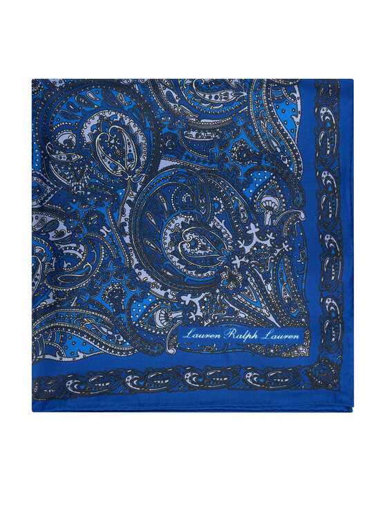 LAUREN RALPH LAUREN LAUREN RALPH LAUREN Eșarfă de mătase Paisley Sandwashed 454P09786001 Albastru
