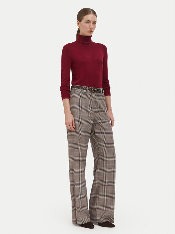 Liu Jo Liu Jo Golf WF6013 MS49I Bordowy Slim Fit
