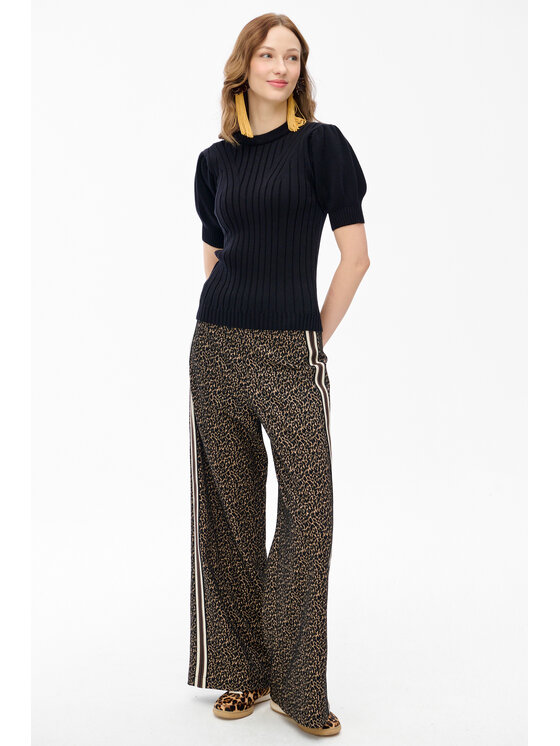 blue shadow blue shadow Sweter Talu Czarny Regular Fit
