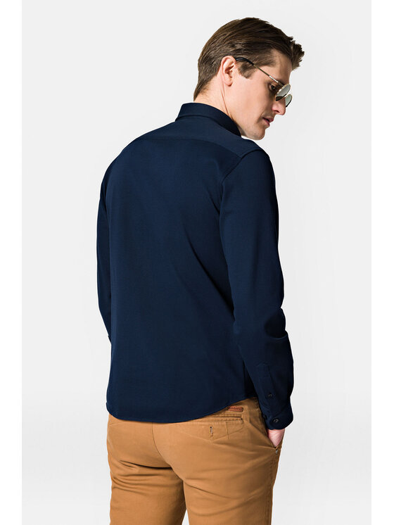 Lancerto Lancerto Koszula Esme KO073222000022 Granatowy Slim Fit