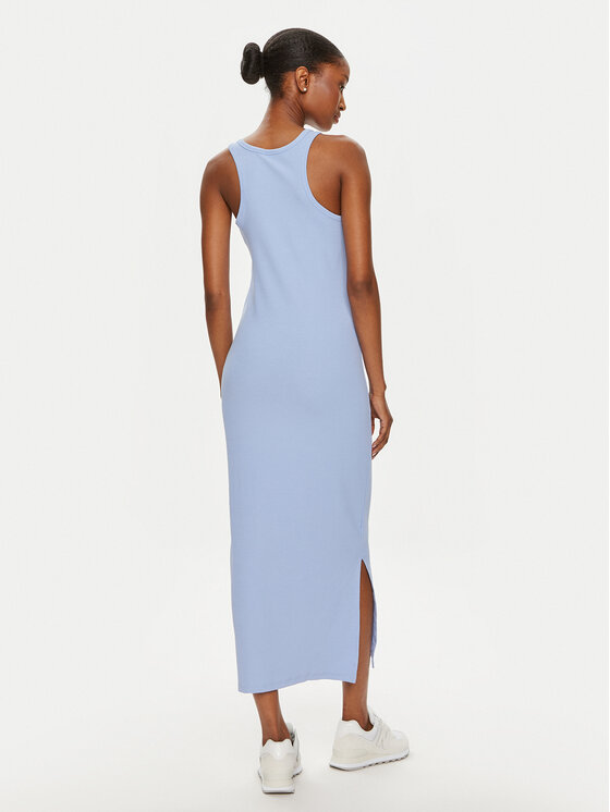 Pieces Pieces Vsakodnevna obleka Ruka 17136447 Modra Slim Fit