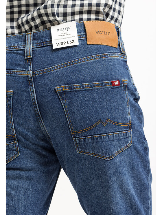Mustang Mustang Jeansy VEGAS SLIM Niebieski Slim Fit