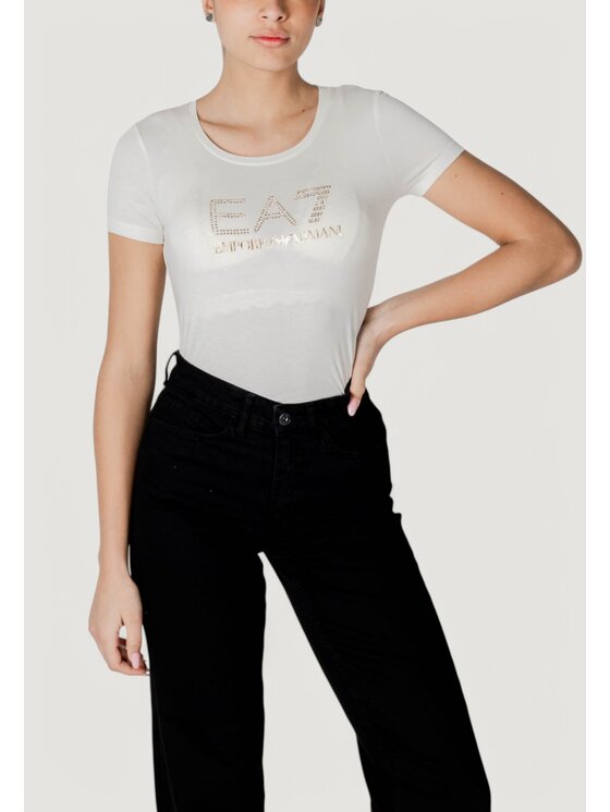 T-Shirt, rozmiar S, Białe, 8NTT67 TJDQZ