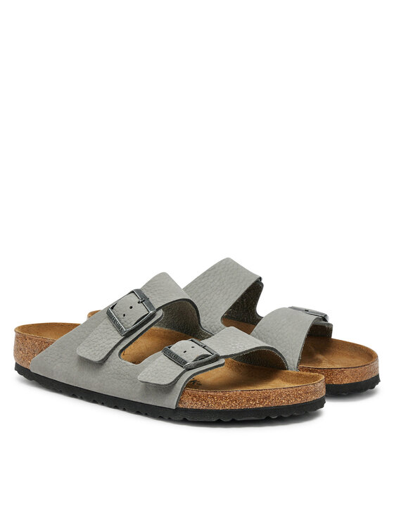 Birkenstock Birkenstock Klapki Arizona Lenb 1020752 Szary