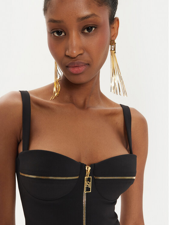 Elisabetta Franchi Elisabetta Franchi Top TO-001-46E2 Črna Regular Fit