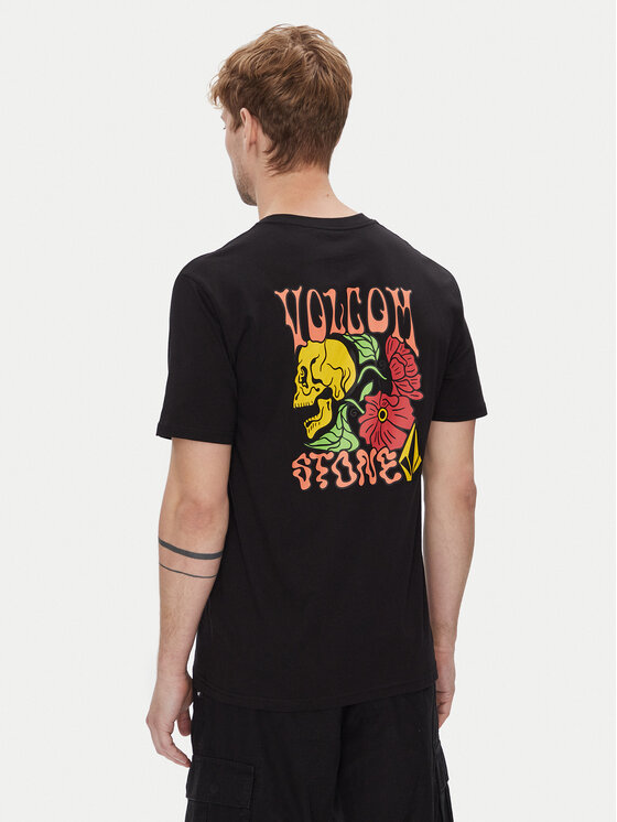 Volcom Volcom Marškinėliai Tooflow A3512551 Juoda Classic Fit