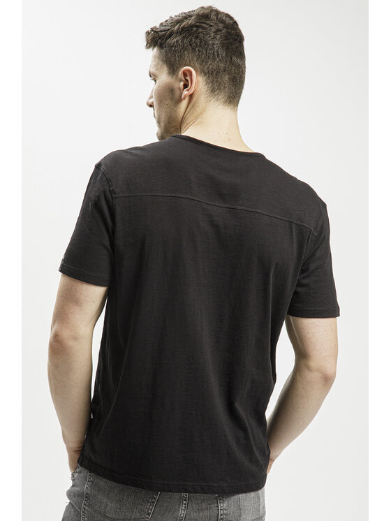 Cross Jeans Cross Jeans T-Shirt 15950-020 Czarny Regular Fit