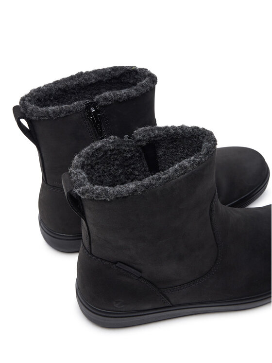 ECCO ECCO Polokozačky Soft 7 Tred W 45075302001 Černá