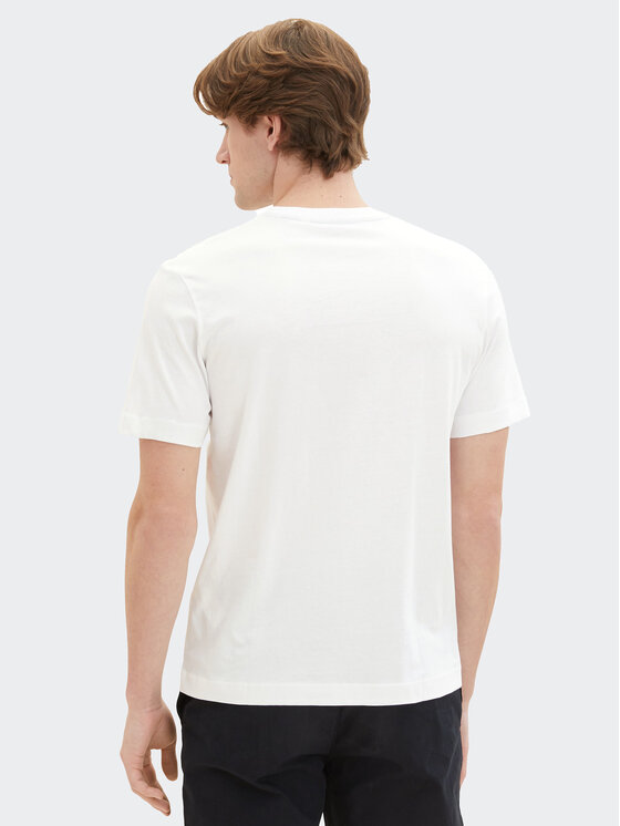 Tom Tailor Tom Tailor Tričko 1037735 Biela Regular Fit