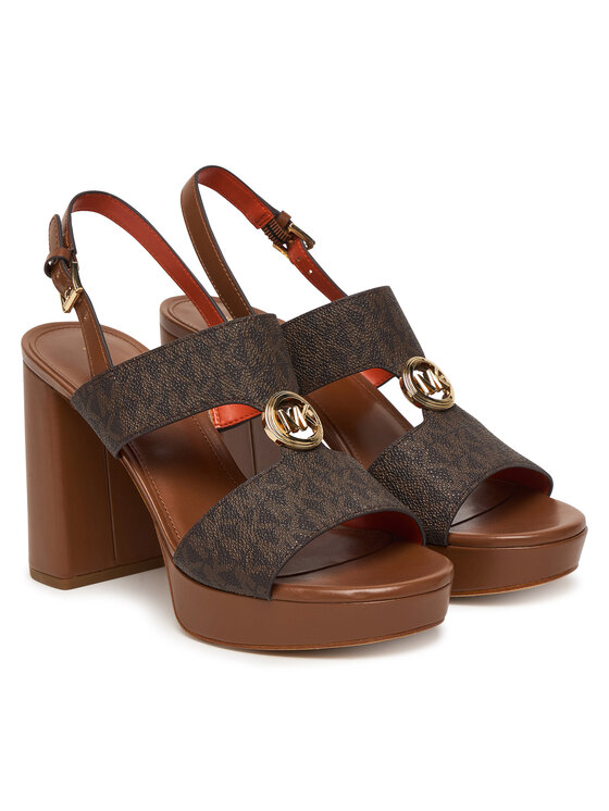MICHAEL Michael Kors MICHAEL Michael Kors Szandál Erin Platform 40S6ERHS1B Barna