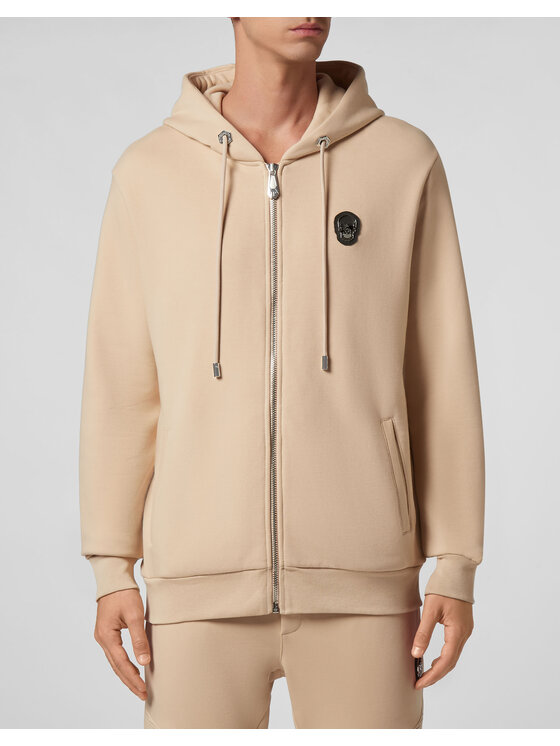 PHILIPP PLEIN PHILIPP PLEIN Mikina 30418 Béžová Athletic Fit