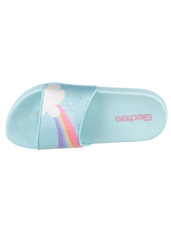 Skechers Skechers Ciabatte Skechers Sunny Slides-Dreamy Steps Blu