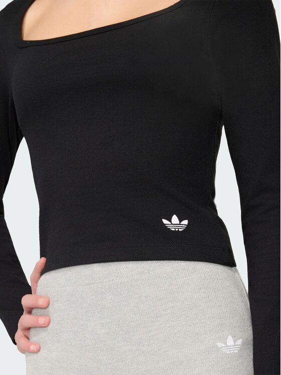 adidas adidas T-Shirt 168994 Czarny Fitted Fit