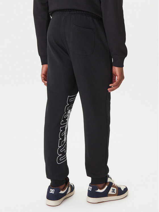 DC DC Долнище анцуг EDYFB03093 Черен Regular Fit