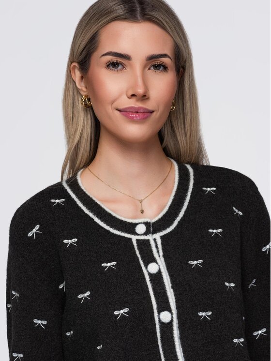 Ombre Ombre Svetr OW-SW-E0032 Hnědá Regular Fit