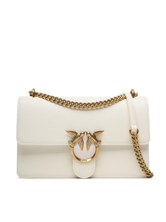 PINKO PINKO Rankinė Love One Classic Dc PE 23 PLTT 100941 A0F1 Écru