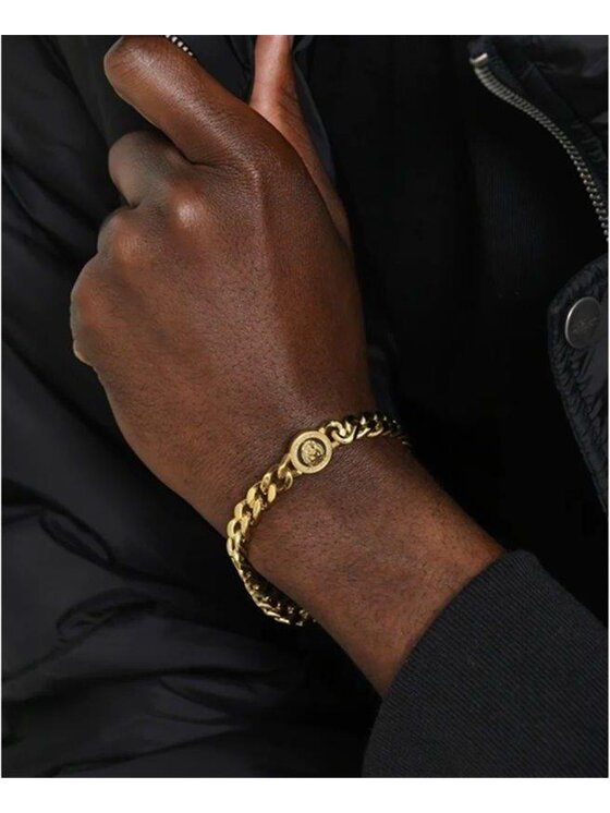 Guess Guess Bransoletka JUMB01309JWYGBKS Złoty
