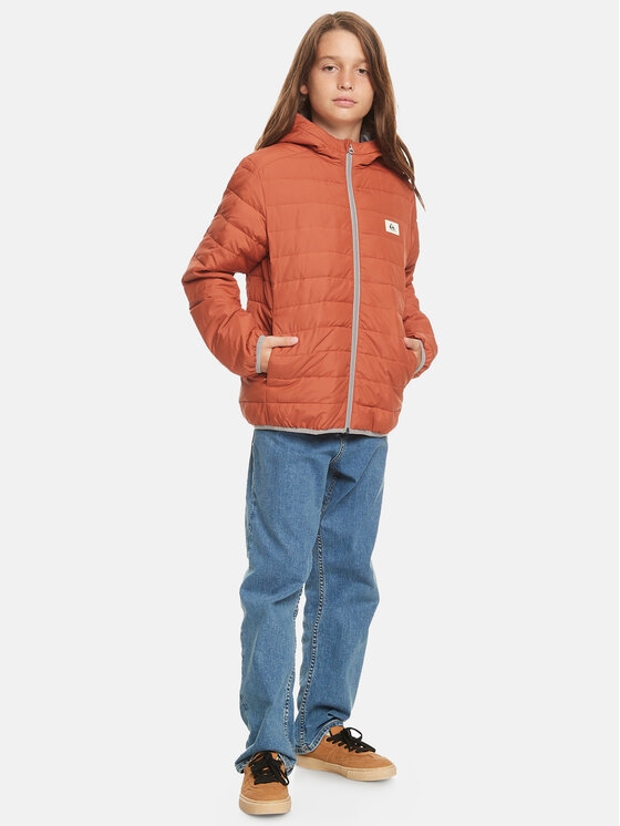 Quiksilver Quiksilver Преходно яке Scaly Jckt EQBJK03275 Оранжев Regular Fit