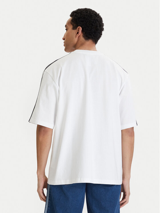 adidas adidas T-Shirt adicolor 3-Stripes KD4096 Bílá Oversize