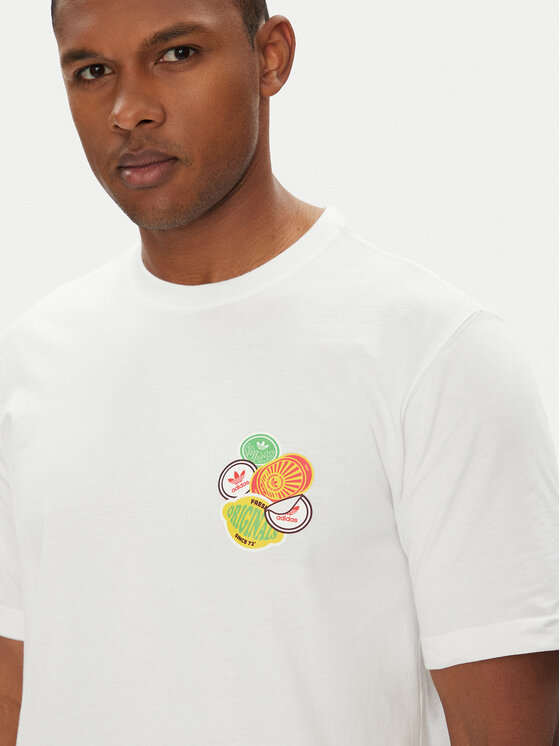adidas adidas T-shirt Trefoil Series JW2975 Bijela Loose Fit