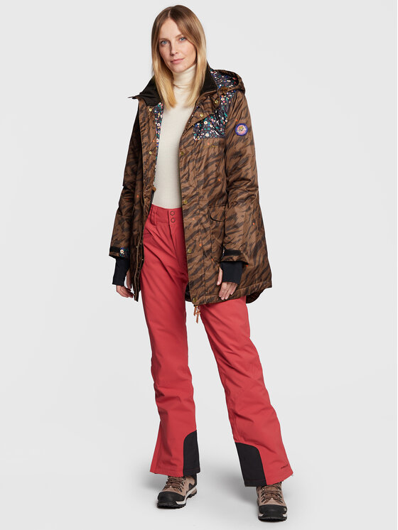 Giacca da sci Trix Marrone Oversize