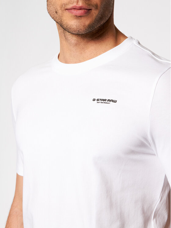 G-Star Raw G-Star Raw Тишърт Base D19070-C723-110 Бял Slim Fit