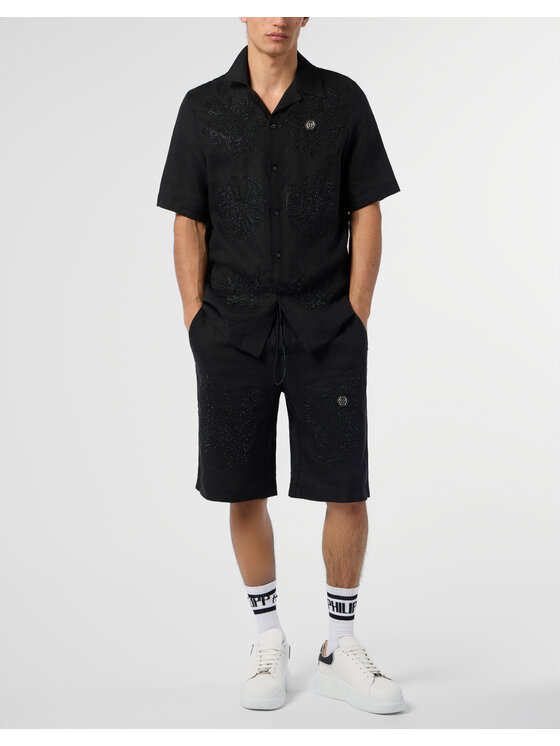 PHILIPP PLEIN PHILIPP PLEIN Koszula 29002 Czarny Regular Fit