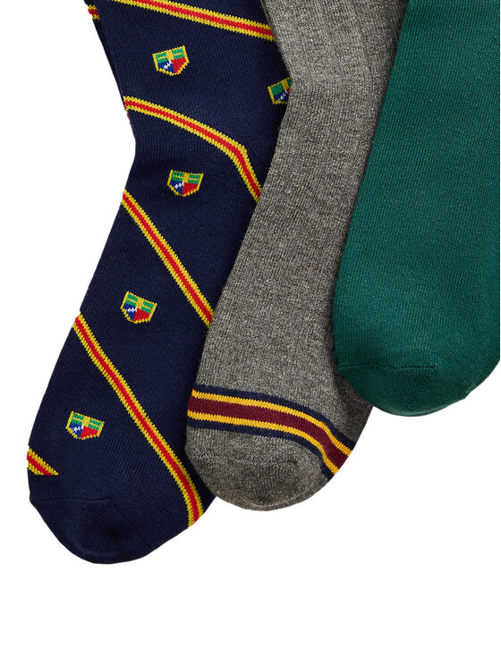 Polo Ralph Lauren Polo Ralph Lauren 3er-Set hohe Kindersocken 444P03160001 Bunt