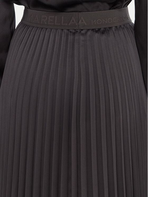 Marella Marella Plisirano krilo Pontiac 2523106045 Siva Regular Fit