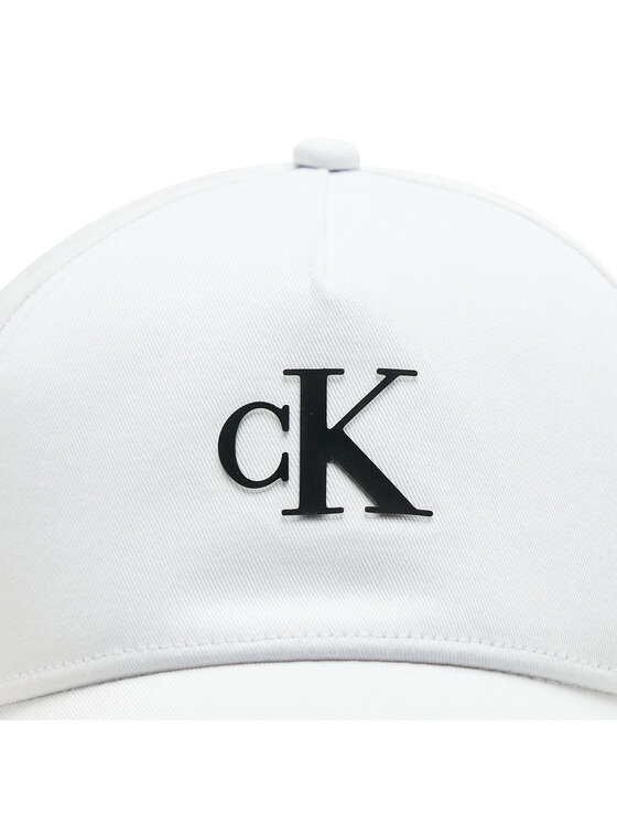 Calvin Klein K50K510182 Cap Jeans Archive Weiß