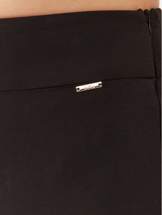 Liu Jo Liu Jo Medžiaginės kelnės MF3100 J9189 Juoda Slim Fit