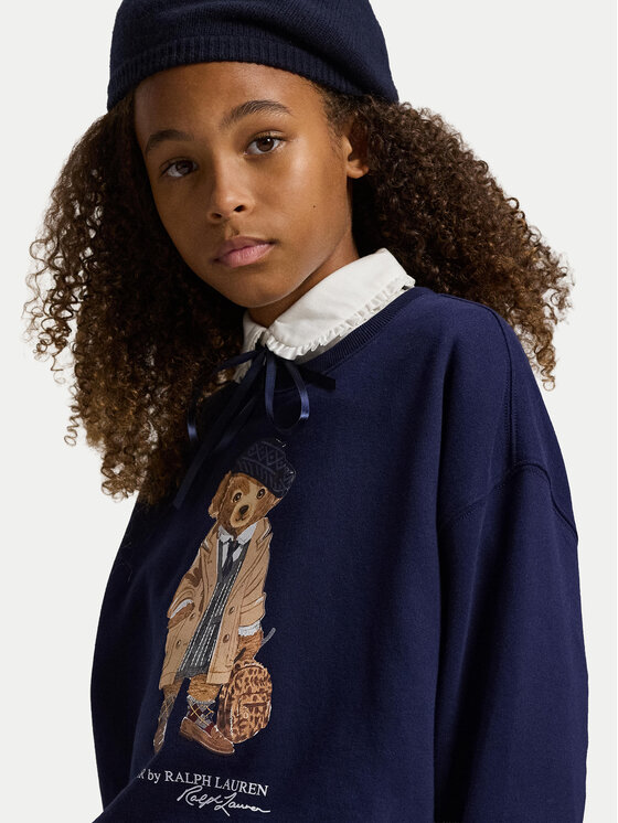Polo Ralph Lauren Polo Ralph Lauren Світшот 313979037001 Cиній Boxy Fit