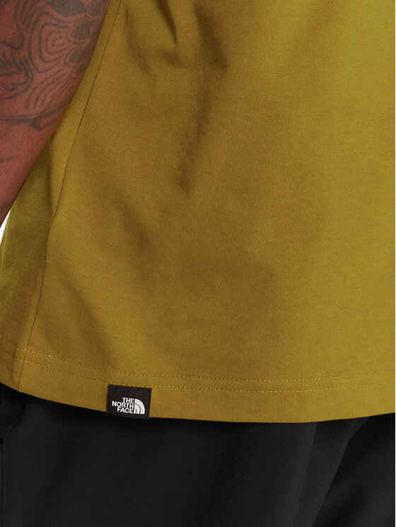 The North Face The North Face Majica Simple Dome NF0A87NG Rumena Regular Fit